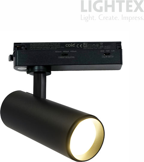 Lightex LED Σποτ σε Μαύρο Χρώμα