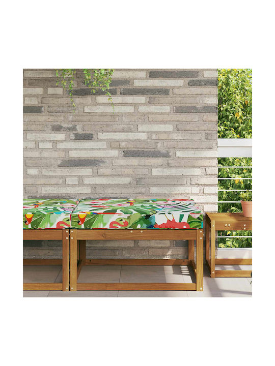 vidaXL Mehrfarbiges Gartenstuhlkissen 80x80cm
