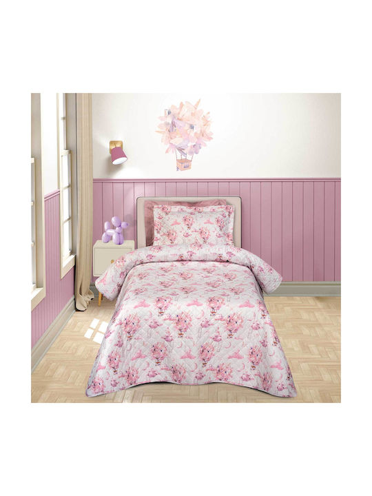 Das Home Παιδικό Κουβερλί Μονό 8864 Pink 160x240εκ.