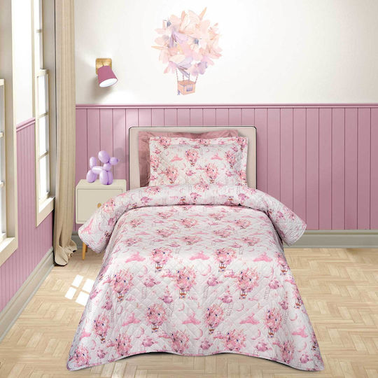 Das Home Παιδικό Κουβερλί Μονό 8864 Pink 160x240εκ.