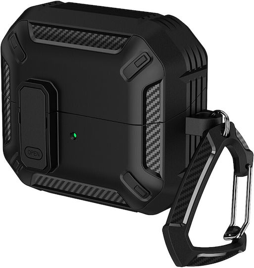 Armor Калъф в Черен Цвят за Galaxy Buds3 Pro