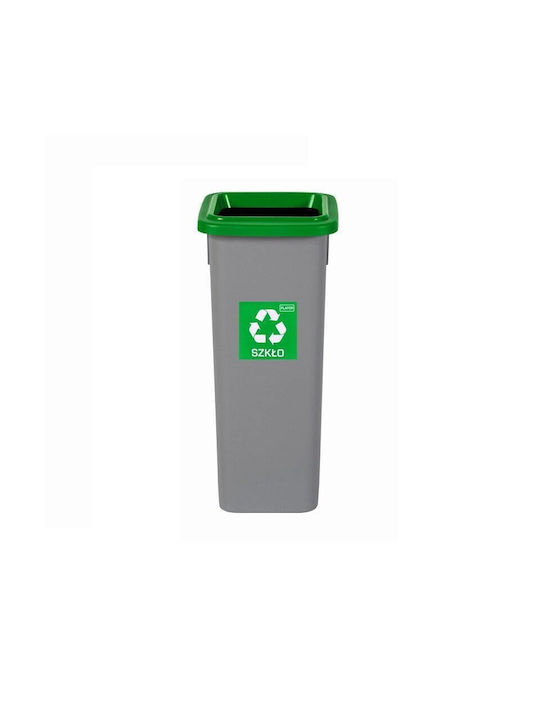Plafor Plastic Recycling Bin Gray 53lt