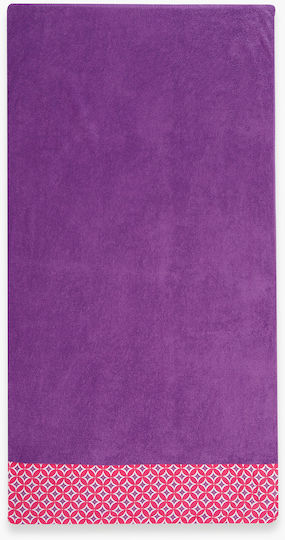 Nef-Nef Homeware Sparkle Digital Cotton Purple 170x90cm