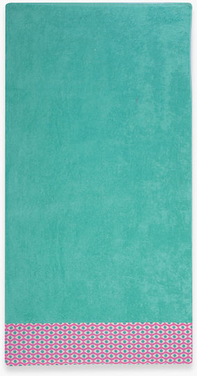 Nef-Nef Homeware Option Digital Baumwolle Türkis 170x90cm