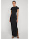Ladies Maxi Evening Dress Black