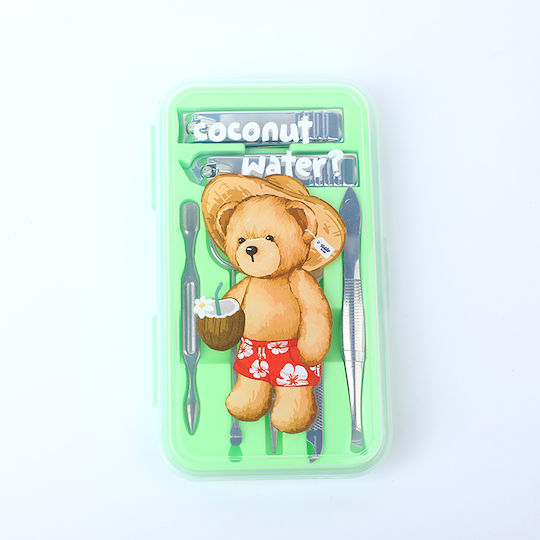 Seven Piece Manicure Set Teddy Island Series 3
