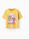 Kids Short Sleeve Top Mustard