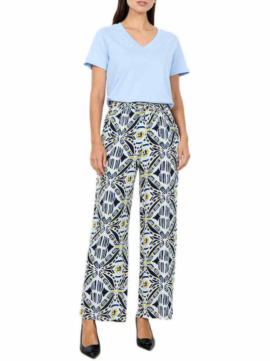 Soya Concept Women's Pantaloons with Rubber Band Blue