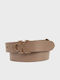 Leather Women's Belt Brown