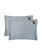 Greenwich Polo Club Essential Set Pillowcases Oxford Quilted Grey 50x70cm