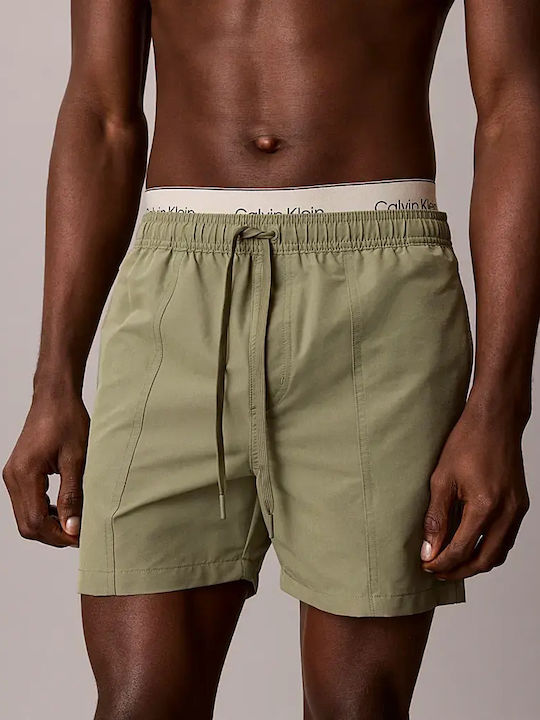Calvin Klein Herren-Bademode Kurze Hosen Khaki