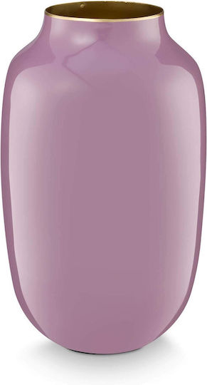 PiP Studio Dekorative Metallische Vase Lila