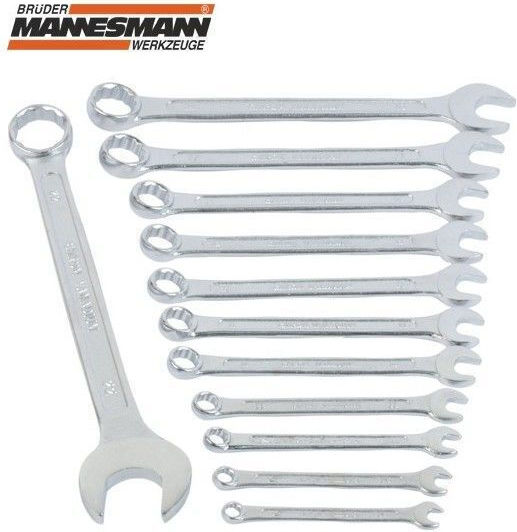 Combination Spanner Set 12 Pcs 6-22mm Mannesmann 130-12