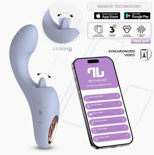 IntoYou Licking Tongue Vibrator Ρεαλιστικός Δονητής με Απομακρυσμένο Έλεγχο 18.3cm