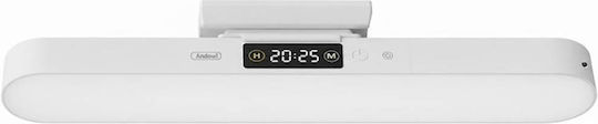 Andowl Ceas De Masă Digital Led Alb Q-LED186