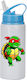 Kinder Trinkflasche Teenage Mutant Ninja Turtles 600ml Weiß Blau Deckel