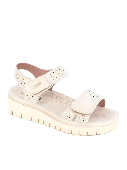 B-Soft Women's Flat Sandals Beige 02/2602_Beige