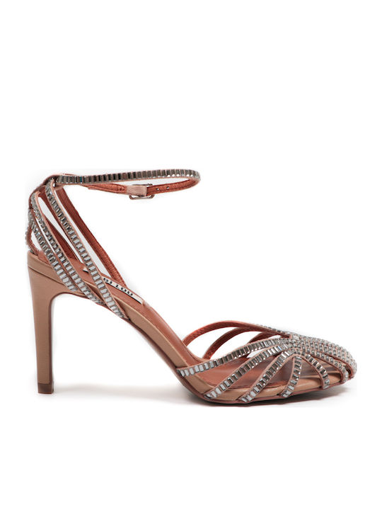 Bibi Lou Fabric Pink Sandals