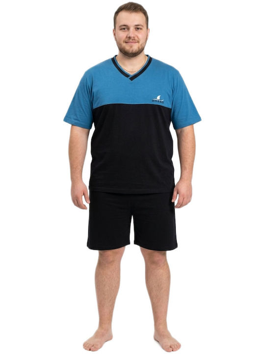 Billy Summer Men's Cotton Pyjama Petrol