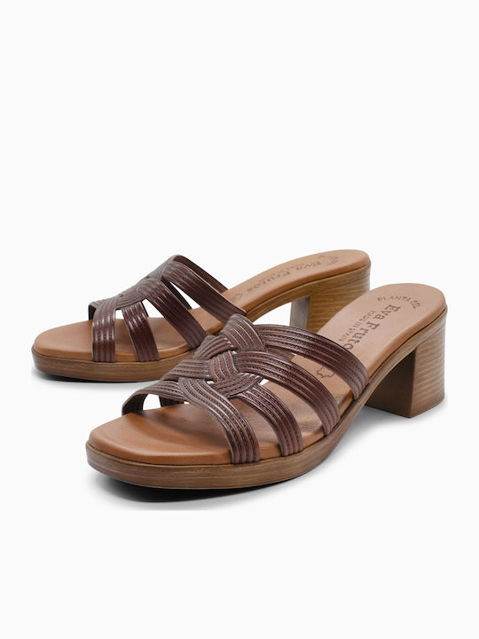 Leather Anatomic Sandals Brown