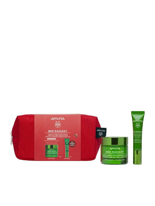 Apivita Bee Radiant Hautpflege-Set für Anti-Aging & Aufhellung 3 Stück