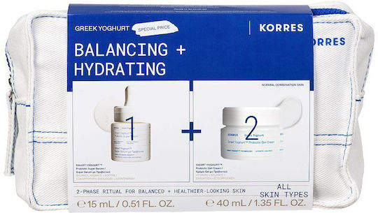 Korres Smart Yoghurt Skin Care Set for Moisturizing 3 Pieces