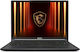 MSI Stealth A16 AI+ A3XVFG 16" QHD+ 240Hz (Ryzen AI 300 Series-9 HX 370/32GB/250GB SSD/GeForce RTX 4060/Windows 11 Home) (Международен английски език клавиатура)