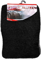 Set Front and Back 5 Pieces Black Car Mats