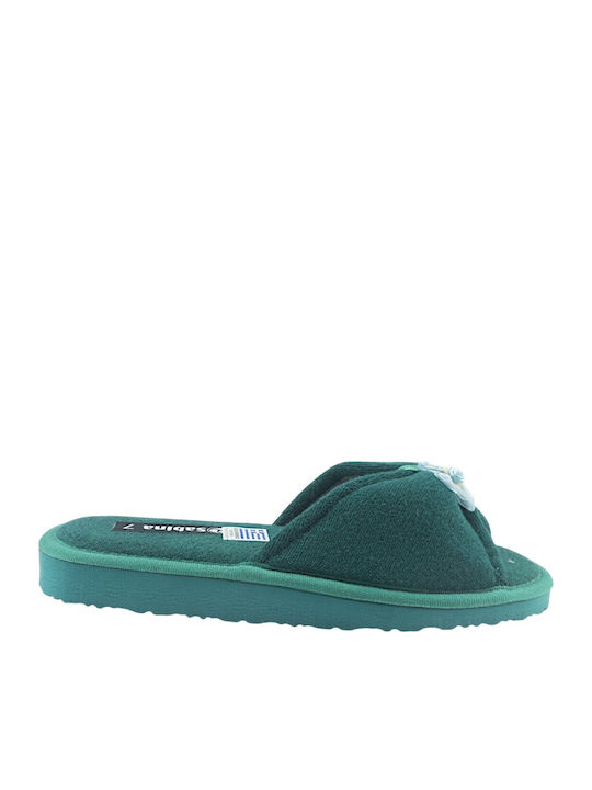 Terry Winter Women's Slippers Green