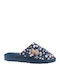 Closed-Toe Women's Slippers Blue