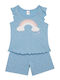 Minerva Kids Summer Nightwear Light Blue Magical Dream