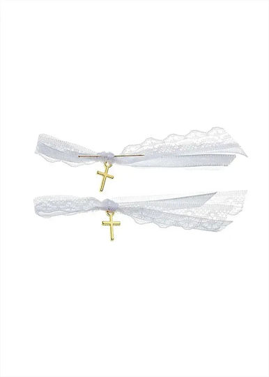 Extan Bebe Christening Charm Pin White 50 Pieces