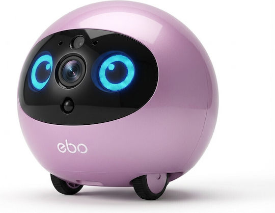 Enabot EBO Air 2 Plus Companion Robot Κάμερα Full HD+ 5MP Μπαταρίας με Αμφίδρομη Επικοινωνία Ροζ