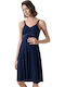 Penye Mood Maternity Nightgown Blue Marin
