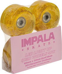 Impala Leuchtende Quad Räder 4er Pack 62mm Gold