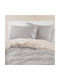 Borea Single Cotton Sheets Set Blue 160x240cm 2pcs