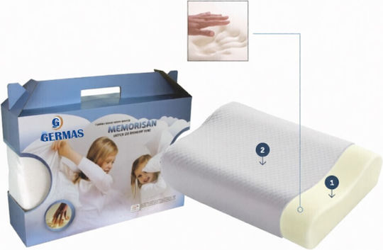 Kinder Schlafkissen Memory-Schaum MEMORISAN 40x50 cm