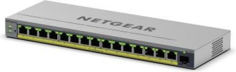 NetGear GS116EP-100EUS Managed L3 PoE+ Switch με 15 Θύρες Gigabit (1Gbps) Ethernet και 1 SFP Θύρα