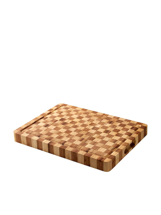 Плато за сервиране от дърво 37.6x28x3.4см