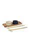 Excellent Houseware Serving Platter for Sushi Wooden 9 Pieces