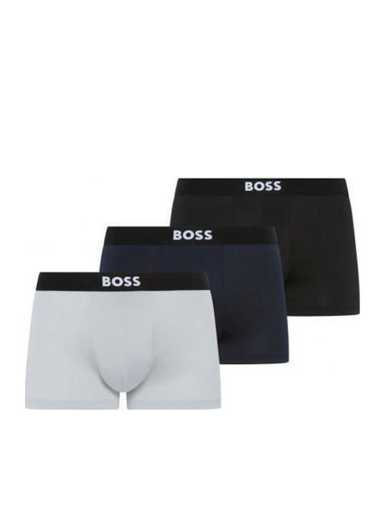Boss Ανδρικά Μποξεράκια Πολύχρωμα 3Pack