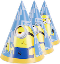 PartyDeco Καπελάκια Minions 6τμχ