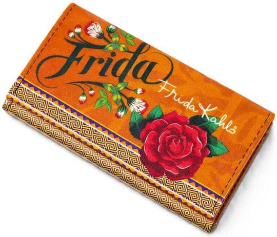 Champ Καπνοθήκη από Δερματίνη με Κούμπωμα Frida Πορτοκαλί (Διάφορα Σχέδια)