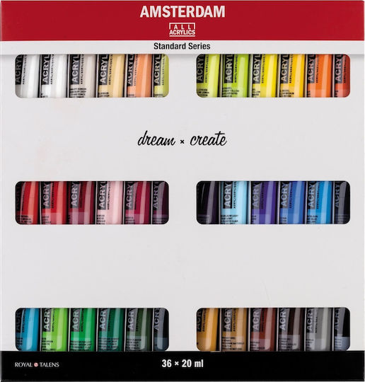 Royal Talens Amsterdam All Acrylics Standard 20ml 36τμχ