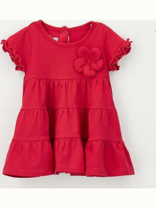 Girls Dress Knitted Strawberry Pink