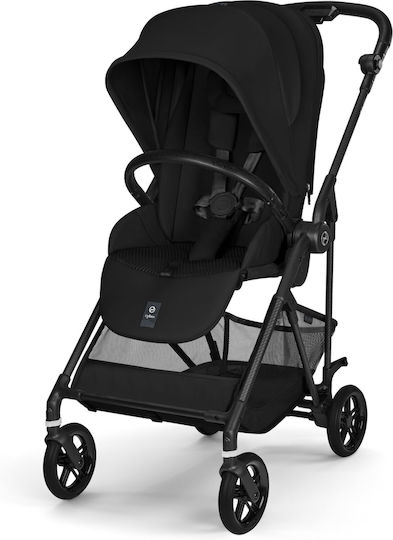 Cybex Melio Carbon Reversible Baby Stroller Suitable for Newborn Magic Black 5.9kg