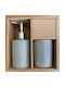 Decomarket Decomarket Badezimmerzubehör-Set Porzellan DTB-101 2 Stück