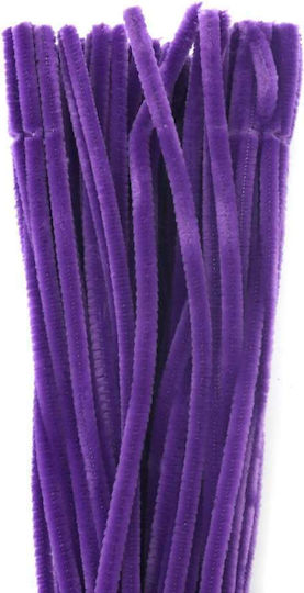 Dark Purple Pipe Wire 100 Pieces Ø 6mm 30 Cm