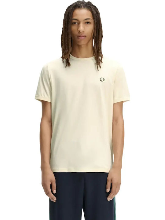 Herrenblusen Kurzarm T-Shirts Beige