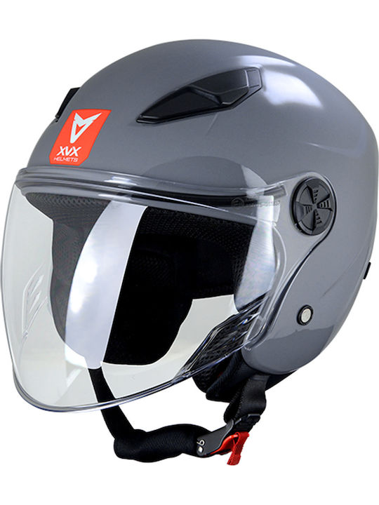 XVX Amalfi RX-440 Nardo Grey Motorcycle Helmet ...